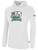 GREEN BAY BLIZZARD IFL BASICS FLEECE PULLOVER HOODIE CREST ON WEARERS CENTER CHEST WHITE BLACK