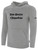 NEW MEXICO CHUPACABRAS IFL BASICS FLEECE PULLOVER HOODIE LARGE TEAM CRESTON WEARERS CENTER CHEST LIGHT HEATHER GREY BLACK