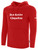 NEW MEXICO CHUPACABRAS IFL BASICS FLEECE PULLOVER HOODIE LARGE TEAM CRESTON WEARERS CENTER CHEST RED WHITE