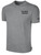 NEW MEXICO CHUPACABRAS IFL BASICS COTTON T-SHIRT CREST ON WEARERS LEFT CHEST LIGHT HEATHER GREY BLACK