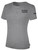 NEW MEXICO CHUPACABRAS IFL BASICS COTTON T-SHIRT CREST ON WEARERS LEFT CHEST LIGHT HEATHER GREY BLACK
