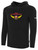 IOWA BARNSTORMERS IFL BASICS FLEECE PULLOVER HOODIE CREST ON WEARERS CENTER CHEST BLACK WHITE