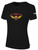 IOWA BARNSTORMERS IFL BASICS COTTON T-SHIRT CREST ON WEARERS CENTER CHEST BLACK WHITE