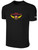 IOWA BARNSTORMERS IFL BASICS COTTON T-SHIRT CREST ON WEARERS CENTER CHEST BLACK WHITE