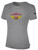 IOWA BARNSTORMERS IFL BASICS COTTON T-SHIRT CREST ON WEARERS CENTER CHEST LIGHT HEATHER GREY BLACK