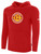 NEW MEXICO CHUPACABRAS IFL BASICS FLEECE PULLOVER HOODIE CREST ON WEARERS CENTER CHEST RED WHITE