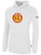 NEW MEXICO CHUPACABRAS IFL BASICS FLEECE PULLOVER HOODIE CREST ON WEARERS CENTER CHEST WHITE BLACK