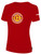 NEW MEXICO CHUPACABRAS IFL BASICS COTTON T-SHIRT CREST ON WEARERS CENTER CHEST RED WHITE