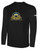 FISHERS FREIGHT IFL BASICS LONG SLEEVE COTTON T-SHIRT CREST ON WEARERS CENTER CHEST BLACK WHITE