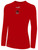 JACKSONVILLE SHARKS IFL BASICS CREW NECK LONG SLEEVE POLY TEE RED