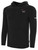 JACKSONVILLE SHARKS IFL BASICS FLEECE PULLOVER HOODIE CREST ON WEARERS LEFT CHEST BLACK WHITE