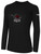 JACKSONVILLE SHARKS IFL BASICS LONG SLEEVE COTTON T-SHIRT CREST ON WEARERS CENTER CHEST BLACK WHITE