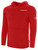 NORTHERN AZ WRANGLERS IFL BASICS FLEECE PULLOVER HOODIE CREST ON WEARERS LEFT CHEST RED WHITE