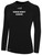 VEGAS KNIGHT HAWKS IFL BASICS CREW NECK LONG SLEEVE POLY TEE BLACK