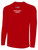 VEGAS KNIGHT HAWKS IFL BASICS CREW NECK LONG SLEEVE POLY TEE RED