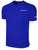 NORTHERN AZ WRANGLERS IFL BASICS COTTON T-SHIRT CREST ON WEARERS LEFT CHEST ROYAL BLUE WHITE