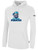 ORLANDO PIRATES IFL BASICS FLEECE PULLOVER HOODIE CREST ON WEARERS CENTER CHEST WHITE BLACK