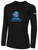 ORLANDO PIRATES IFL BASICS LONG SLEEVE COTTON T-SHIRT CREST ON WEARERS CENTER CHEST BLACK WHITE