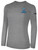 ORLANDO PIRATES IFL BASICS LONG SLEEVE COTTON T-SHIRT CREST ON WEARERS LEFT CHEST LIGHT HEATHER GREY BLACK