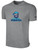 ORLANDO PIRATES IFL BASICS COTTON T-SHIRT CREST ON WEARERS CENTER CHEST LIGHT HEATHER GREY BLACK