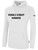 VEGAS KNIGHT HAWKS IFL BASICS FLEECE PULLOVER HOODIE CREST ON WEARERS CENTER CHEST WHITE BLACK