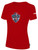 NORTHERN AZ WRANGLERS IFL BASICS COTTON T-SHIRT CREST ON WEARERS CENTER CHEST RED WHITE