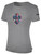 NORTHERN AZ WRANGLERS IFL BASICS COTTON T-SHIRT CREST ON WEARERS CENTER CHEST LIGHT HEATHER GREY BLACK