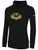 VEGAS KNIGHT HAWKS IFL BASICS FLEECE PULLOVER HOODIE CREST ON WEARERS CENTER CHEST BLACK WHITE