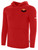 VEGAS KNIGHT HAWKS IFL BASICS FLEECE PULLOVER HOODIE CREST ON WEARERS LEFT CHEST RED WHITE