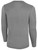 TULSA OILERS IFL BASICS CREW NECK LONG SLEEVE POLY TEE LIGHT HEATHER GREY