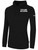 TULSA OILERS IFL BASICS FLEECE PULLOVER HOODIE CREST ON WEARERS LEFT CHEST BLACK WHITE