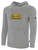 TULSA OILERS IFL BASICS FLEECE PULLOVER HOODIE CREST ON WEARERS CENTER CHEST LIGHT HEATHER GREY BLACK