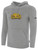 TULSA OILERS IFL BASICS FLEECE PULLOVER HOODIE CREST ON WEARERS CENTER CHEST LIGHT HEATHER GREY BLACK