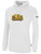 TULSA OILERS IFL BASICS FLEECE PULLOVER HOODIE CREST ON WEARERS CENTER CHEST WHITE BLACK