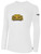 TULSA OILERS IFL BASICS LONG SLEEVE COTTON T-SHIRT CREST ON WEARERS CENTER CHEST WHITE BLACK