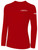 QUAD CITY STEAMWHEELERS IFL BASICS LONG SLEEVE COTTON T-SHIRT CREST ON WEARERS LEFT CHEST RED WHITE