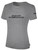 QUAD CITY STEAMWHEELERS IFL BASICS COTTON T-SHIRT CREST ON WEARERS CENTER CHEST LIGHT HEATHER GREY BLACK