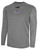 QUAD CITY STEAMWHEELERS IFL BASICS CREW NECK LONG SLEEVE POLY TEE LIGHT HEATHER GREY