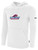 QUAD CITY STEAMWHEELERS IFL BASICS FLEECE PULLOVER HOODIE CREST ON WEARERS CENTER CHEST WHITE BLACK