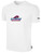 QUAD CITY STEAMWHEELERS IFL BASICS COTTON T-SHIRT CREST ON WEARERS CENTER CHEST WHITE BLACK