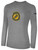 SAN DIEGO STRIKE FORCE IFL BASICS LONG SLEEVE COTTON T-SHIRT CREST ON WEARERS CENTER CHEST LIGHT HEATHER GREY BLACK