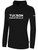 TUCSON SUGAR SKULLS IFL BASICS FLEECE PULLOVER HOODIE CREST ON WEARERS CENTER CHEST BLACK WHITE