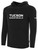 TUCSON SUGAR SKULLS IFL BASICS FLEECE PULLOVER HOODIE CREST ON WEARERS CENTER CHEST BLACK WHITE