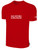 SAN ANTONIO GUNSLINGERS IFL BASICS COTTON T-SHIRT CREST ON WEARERS CENTER CHEST RED WHITE