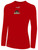 TUCSON SUGAR SKULLS IFL BASICS CREW NECK LONG SLEEVE POLY TEE RED