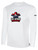 SAN ANTONIO GUNSLINGERS IFL BASICS LONG SLEEVE COTTON T-SHIRT CREST ON WEARERS CENTER CHEST WHITE BLACK