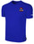 SAN ANTONIO GUNSLINGERS IFL BASICS COTTON T-SHIRT CREST ON WEARERS LEFT CHEST ROYAL BLUE WHITE