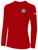 IFL BASICS LONG SLEEVE COTTON T-SHIRT CREST ON WEARERS LEFT CHEST RED WHITE