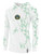 ROCKBRIDGE UNITED LIFESTYLE MARBLE FLEECE PULLOVER HOODIE WHITE MINT