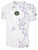 ROCKBRIDGE UNITED LIFESTYLE MARBLE TEE WITH SLEEVE LOGO WHITE SOFT LAVENDER